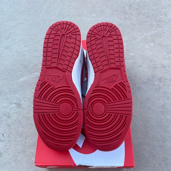 Nike Dunk Low Varsity Grey Varsity Red - Picture 7 of 7